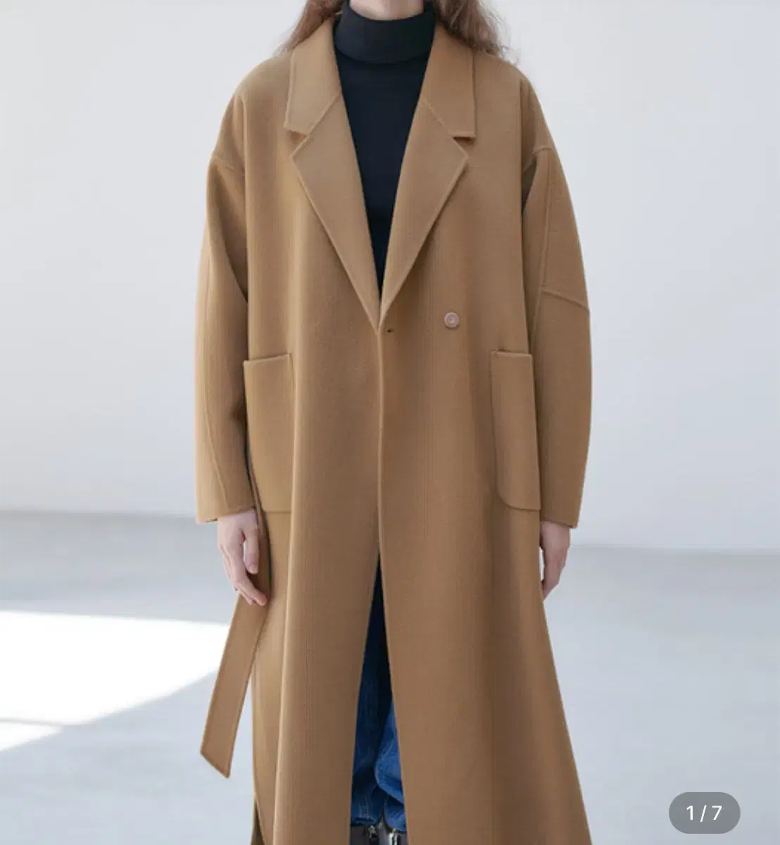 닐바이피 루미 핸드메이드 코트 카멜 nilbyp roomy coat